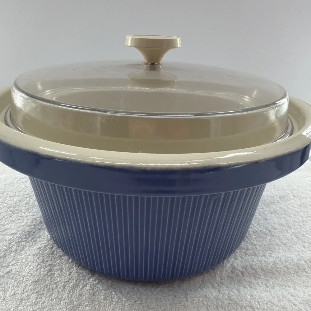 Vtg 90's 5qt Rival Crock Pot Insert & Lid 3355-180-250 Original Replacement Only